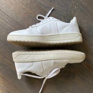Women's Veja V-10 Full White Leather